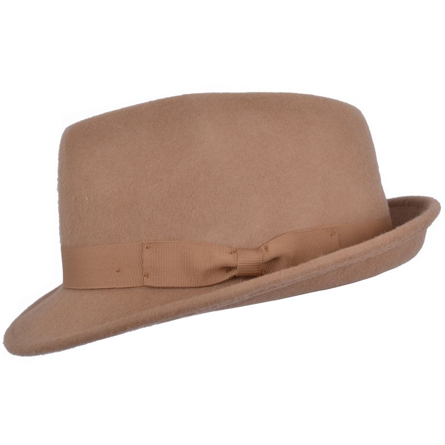 Camel Trilby Hat