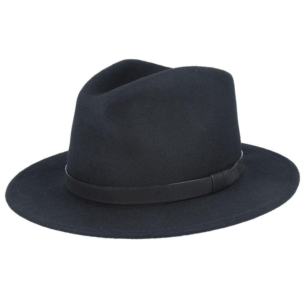 Black Fedora Hat