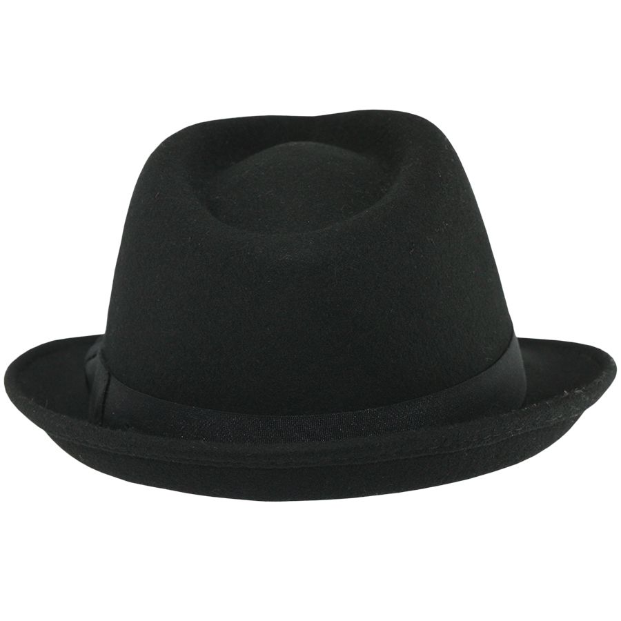 Black Trilby Hat