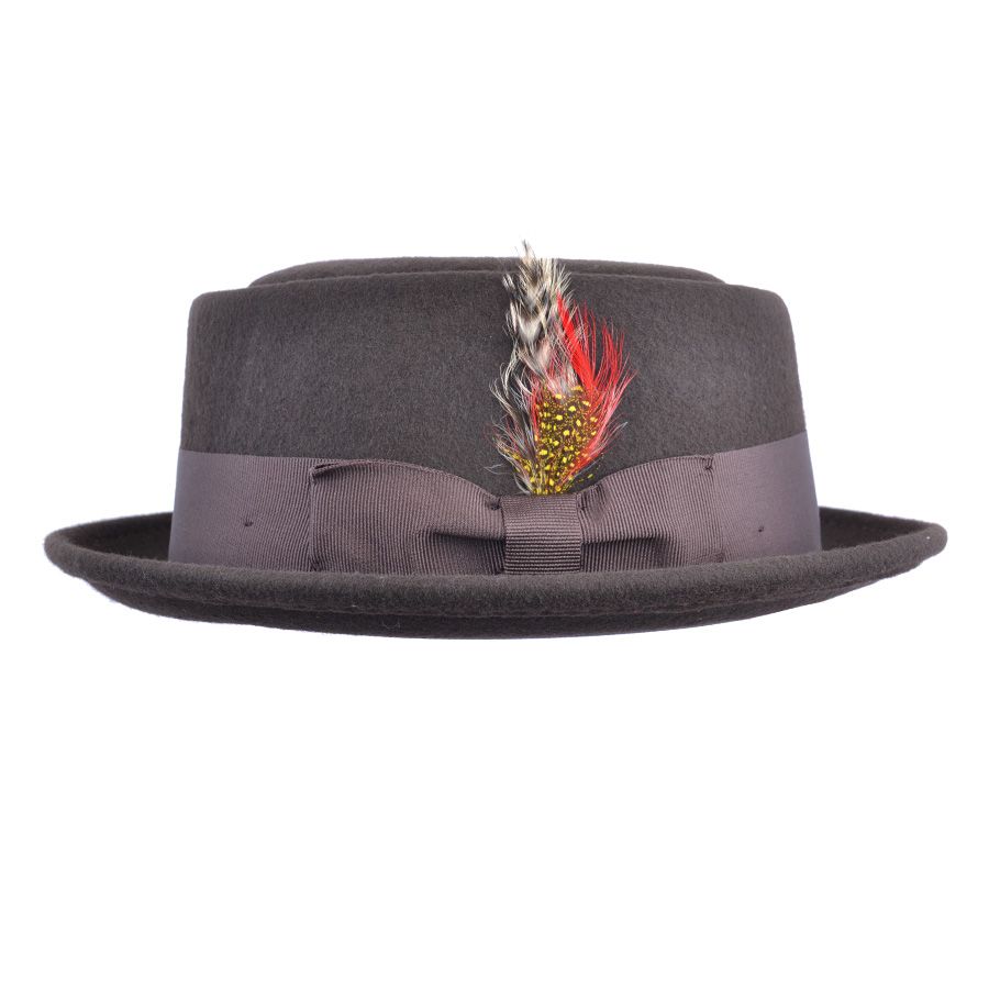 Brown Pork Pie Classic Hat