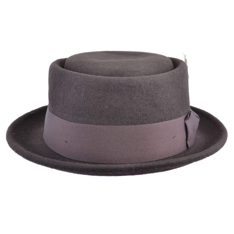 Brown Pork Pie Classic Hat